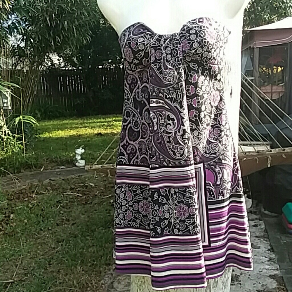 FREE W/P C. Graffitti U.S.A. Strapless dress/tunic